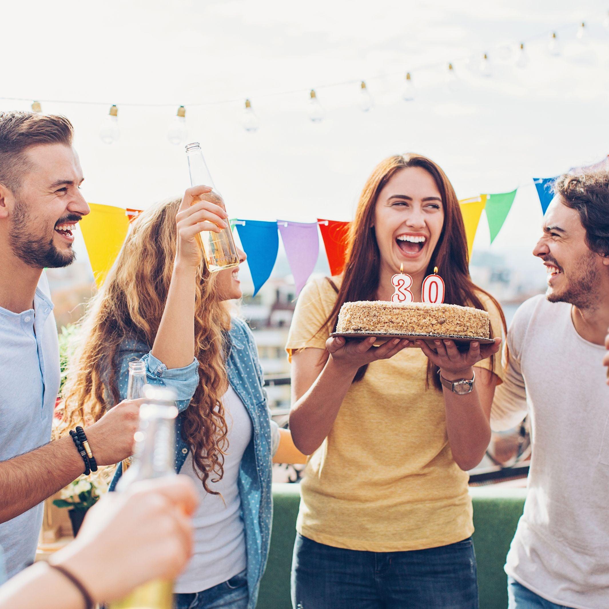 Adult Birthday party invitations online digital printed- Simple Desert Designs