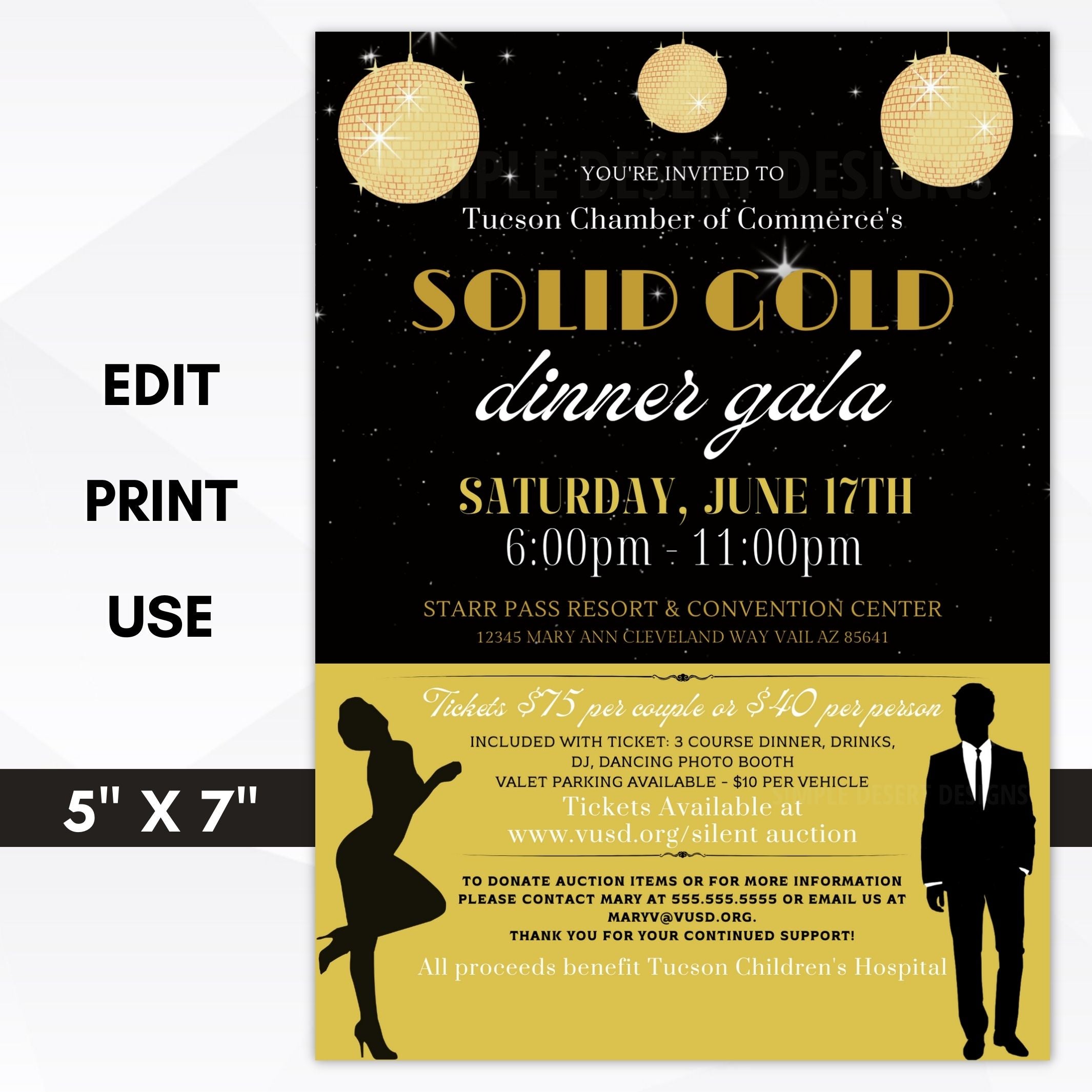 charity gala invitation