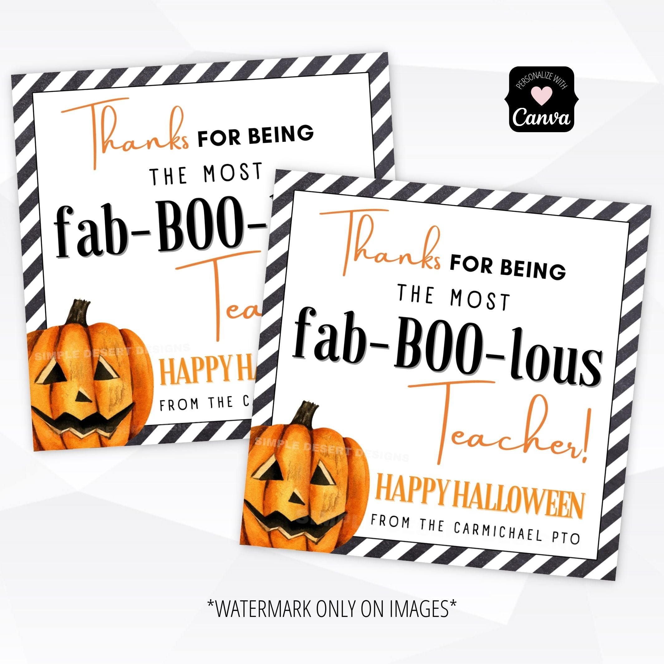 halloween gift tags