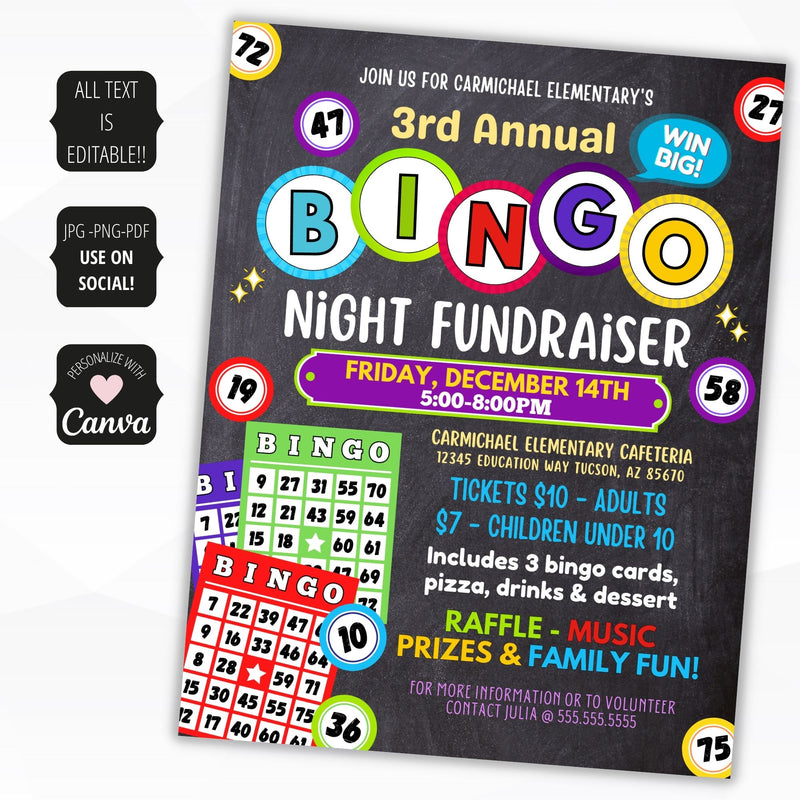 bingo night flyers