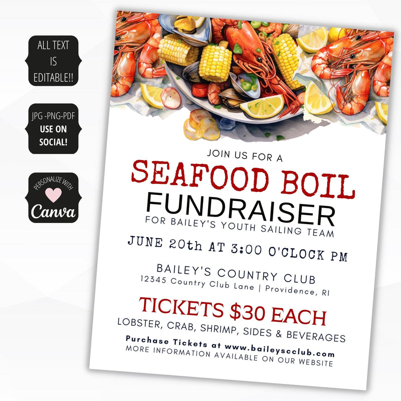 seafood boil invitation