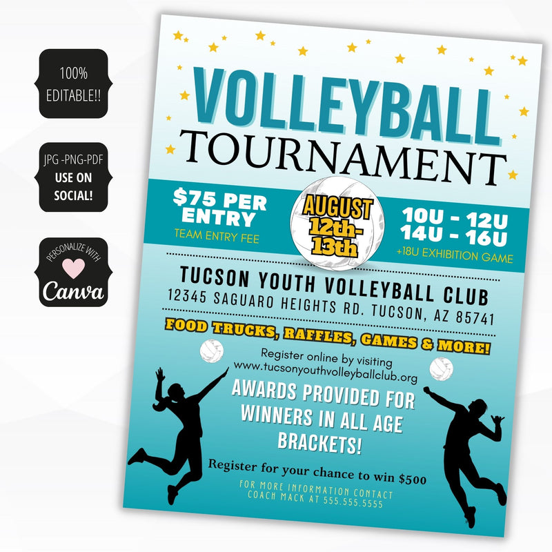 volleyball flyers