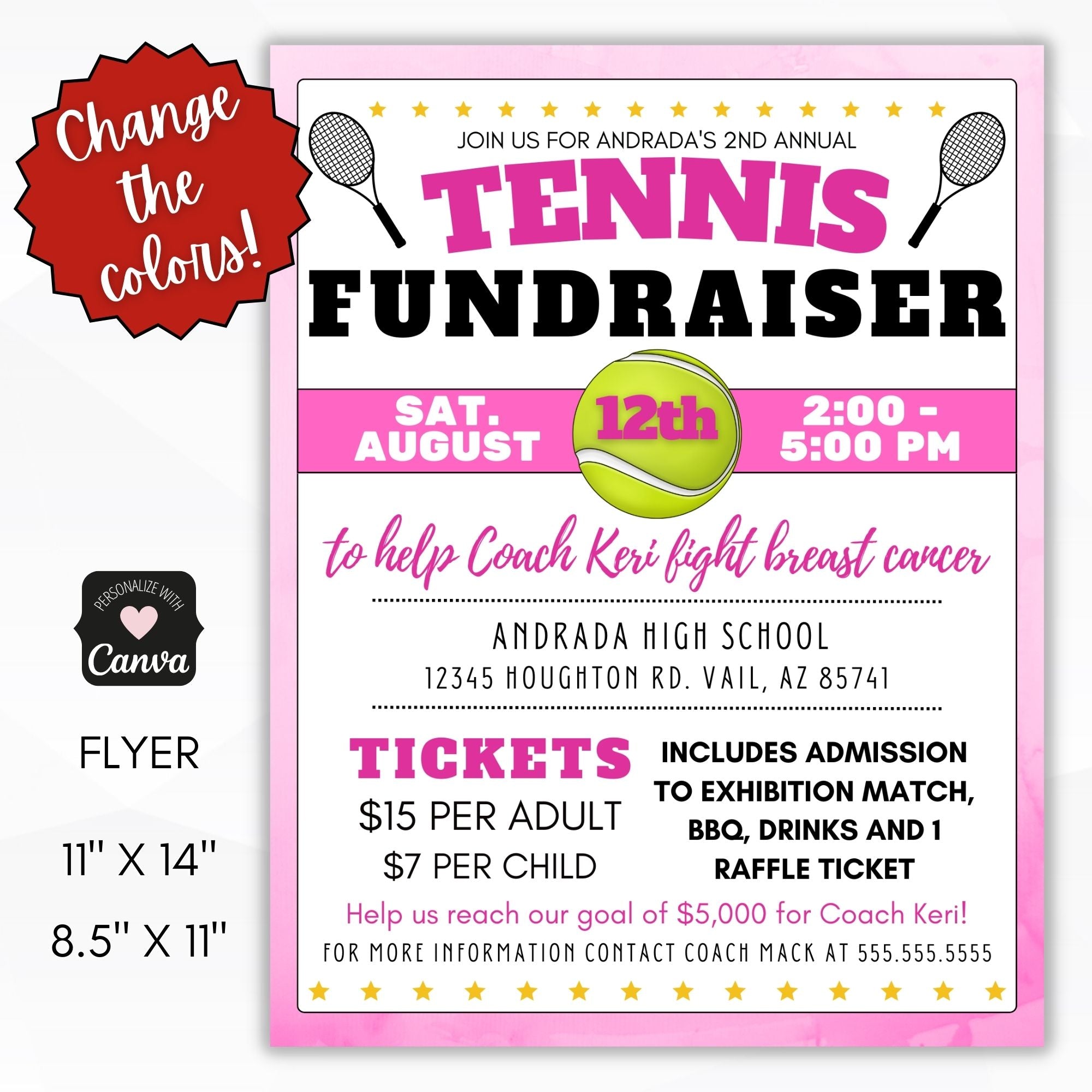 tennis flyer