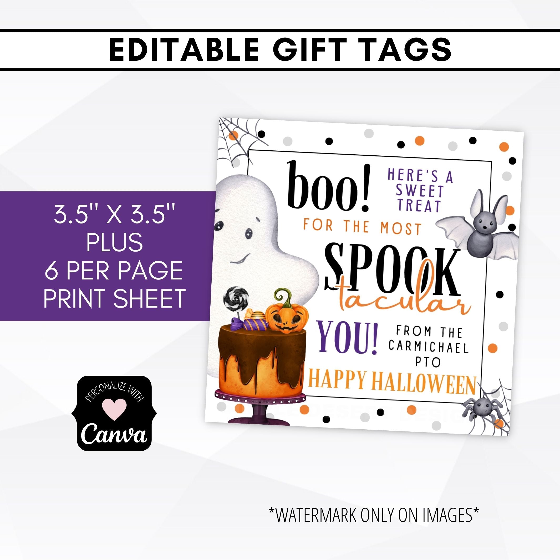 halloween treat tags