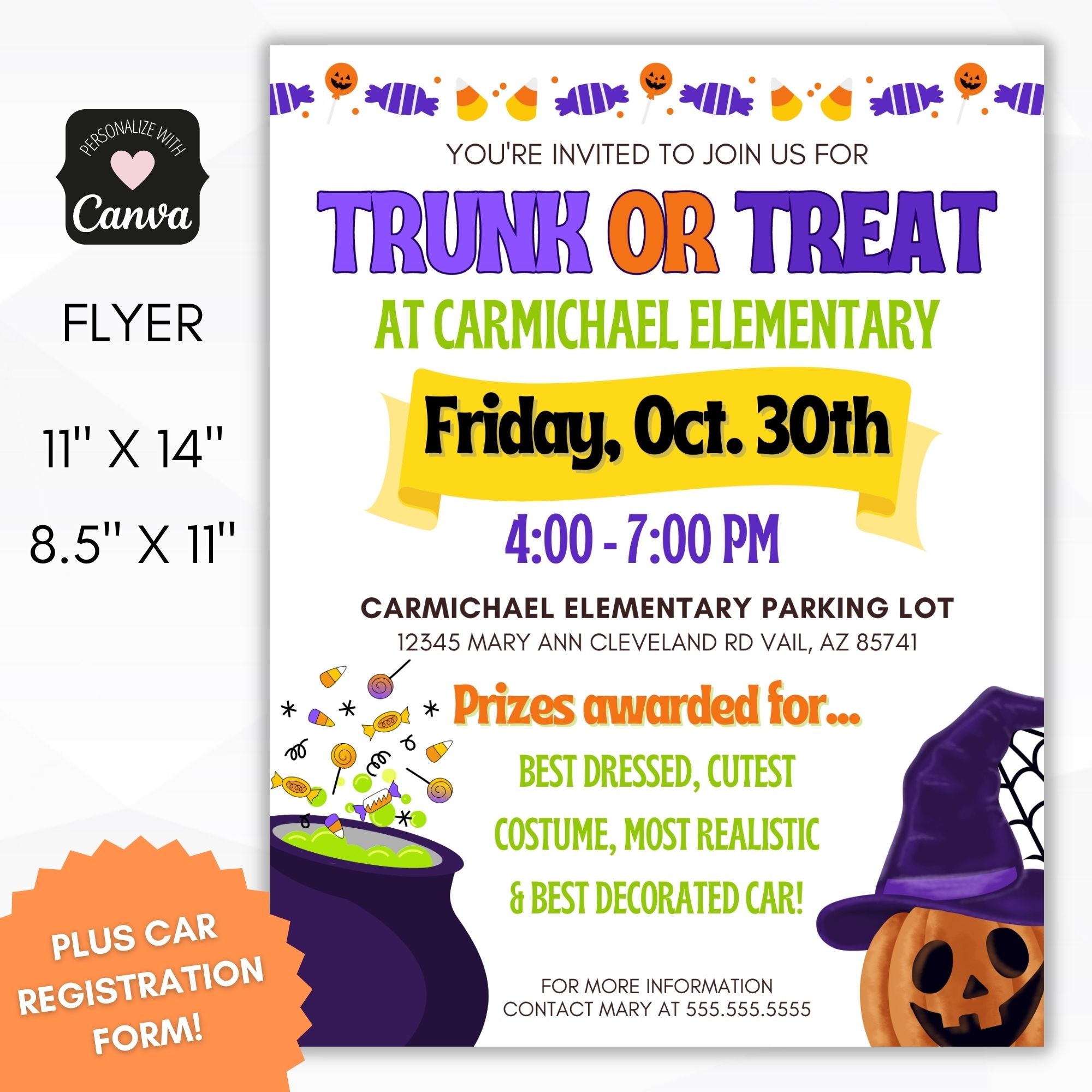 trunk or treat flyer