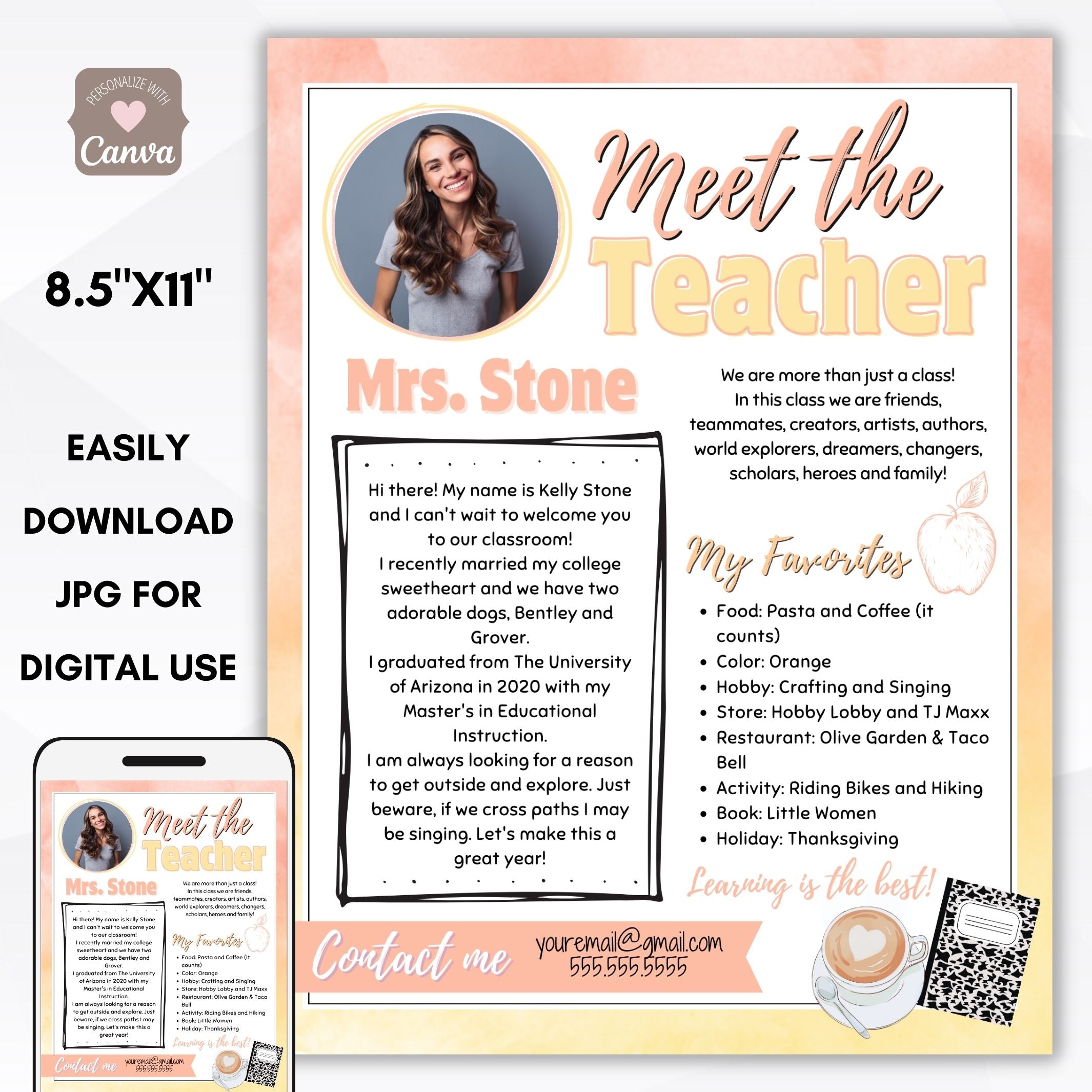 meet the teacher flyer