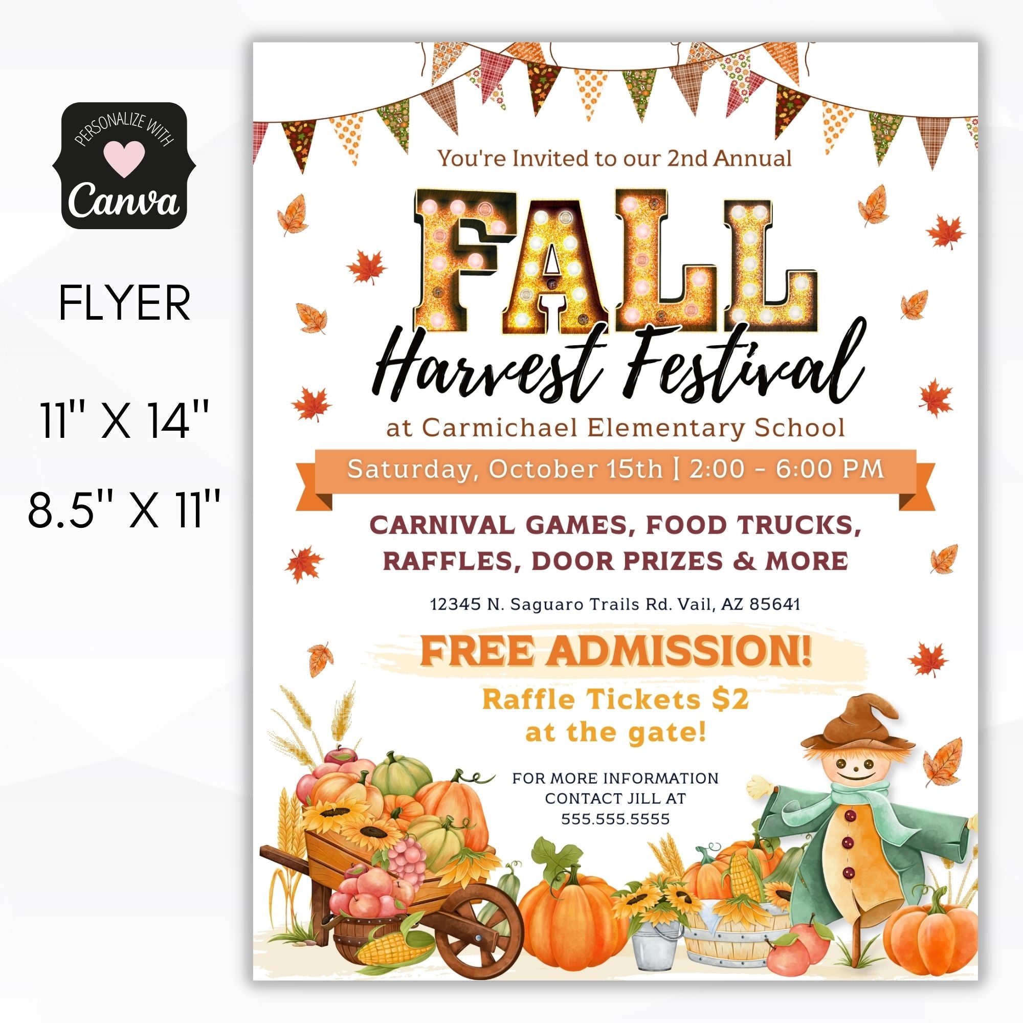 Image 8 for Fall Festival Flyer Templates Free