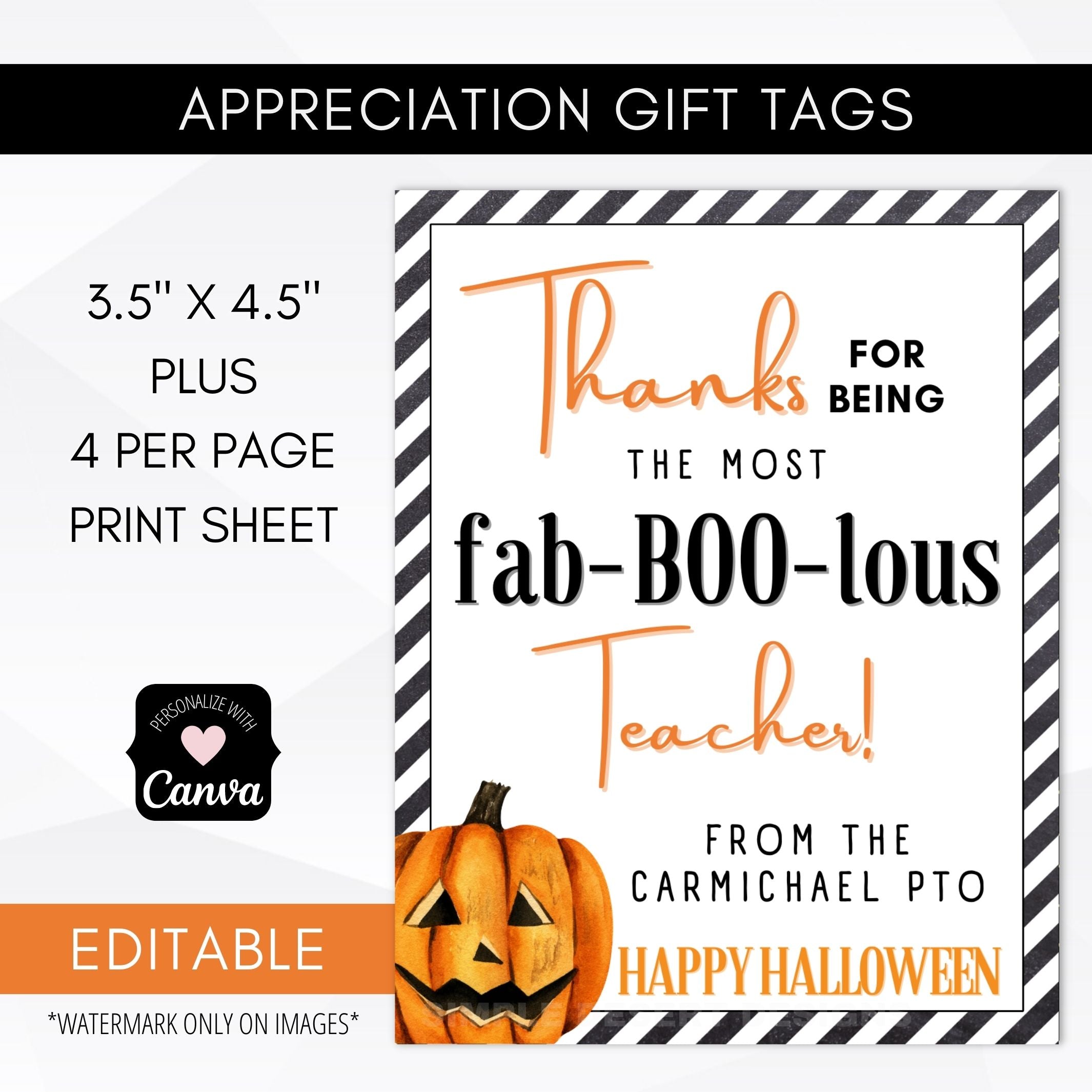 teacher appreciation tags