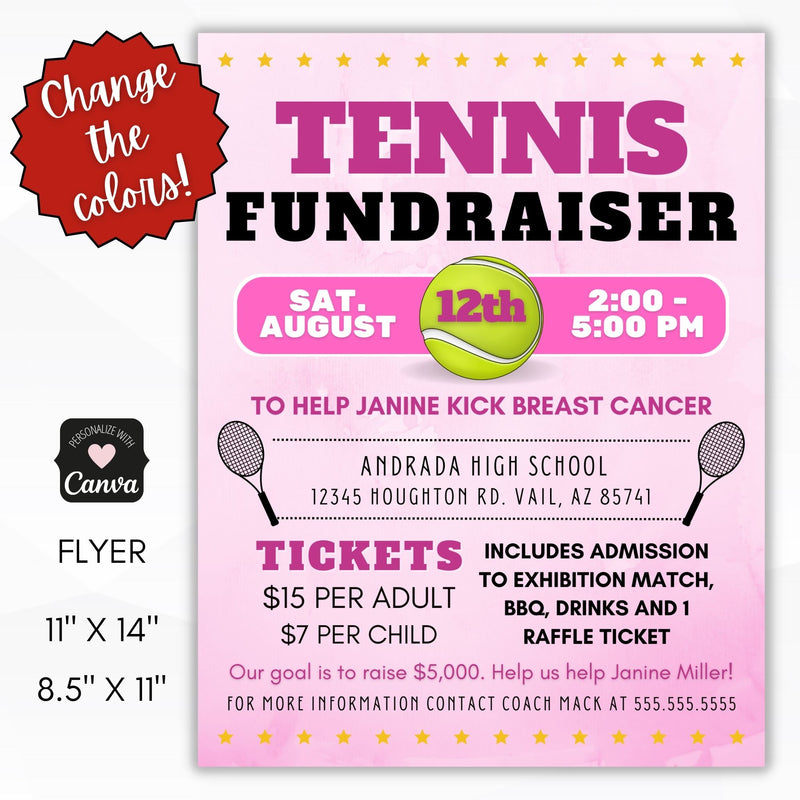 tennis flyer
