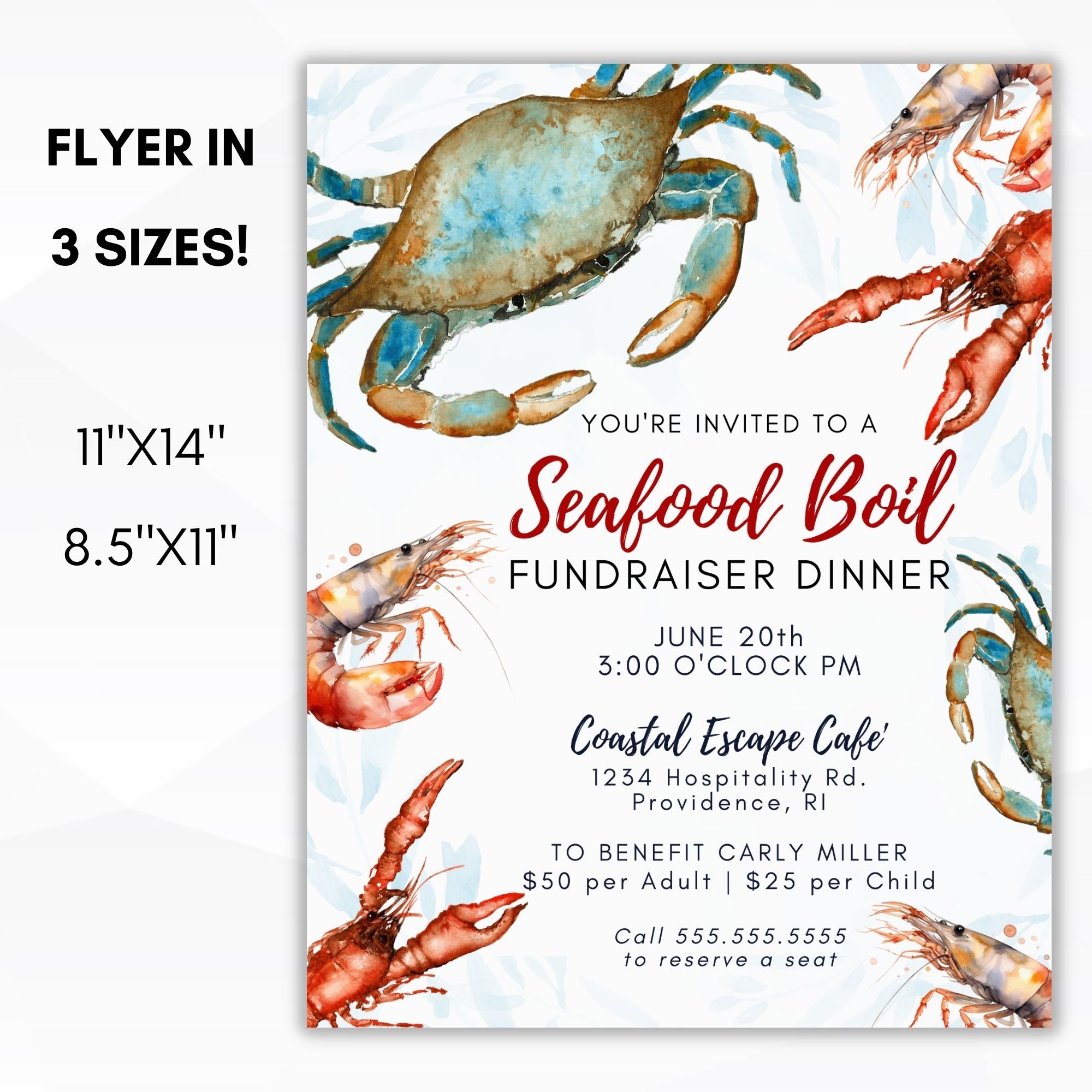 seafood boil fundraiser
