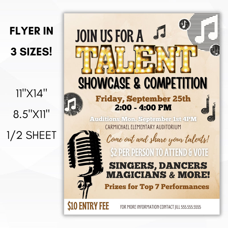 talent show fundraiser