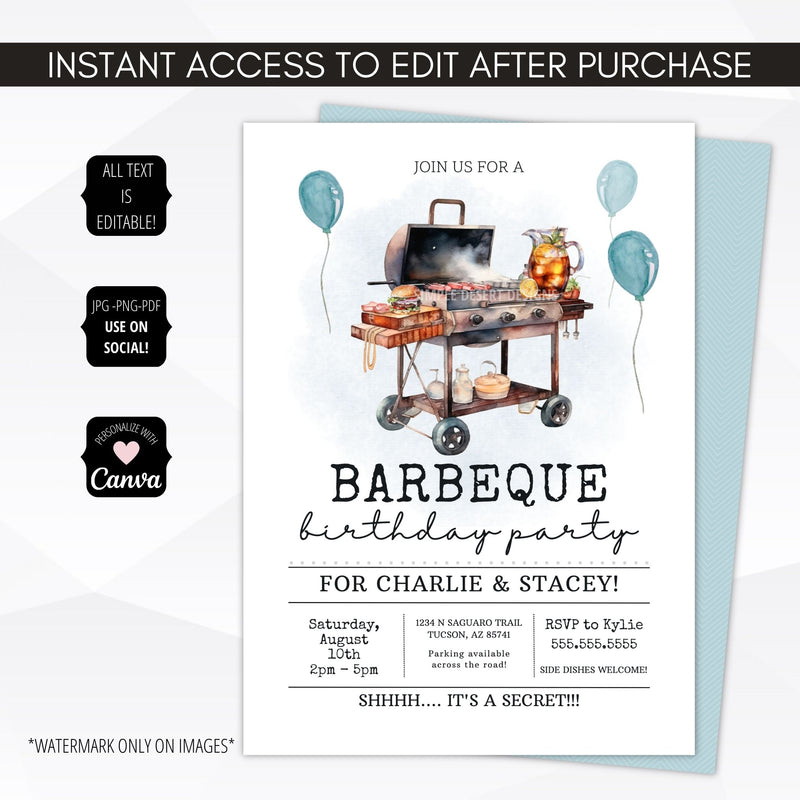 bbq party invitation