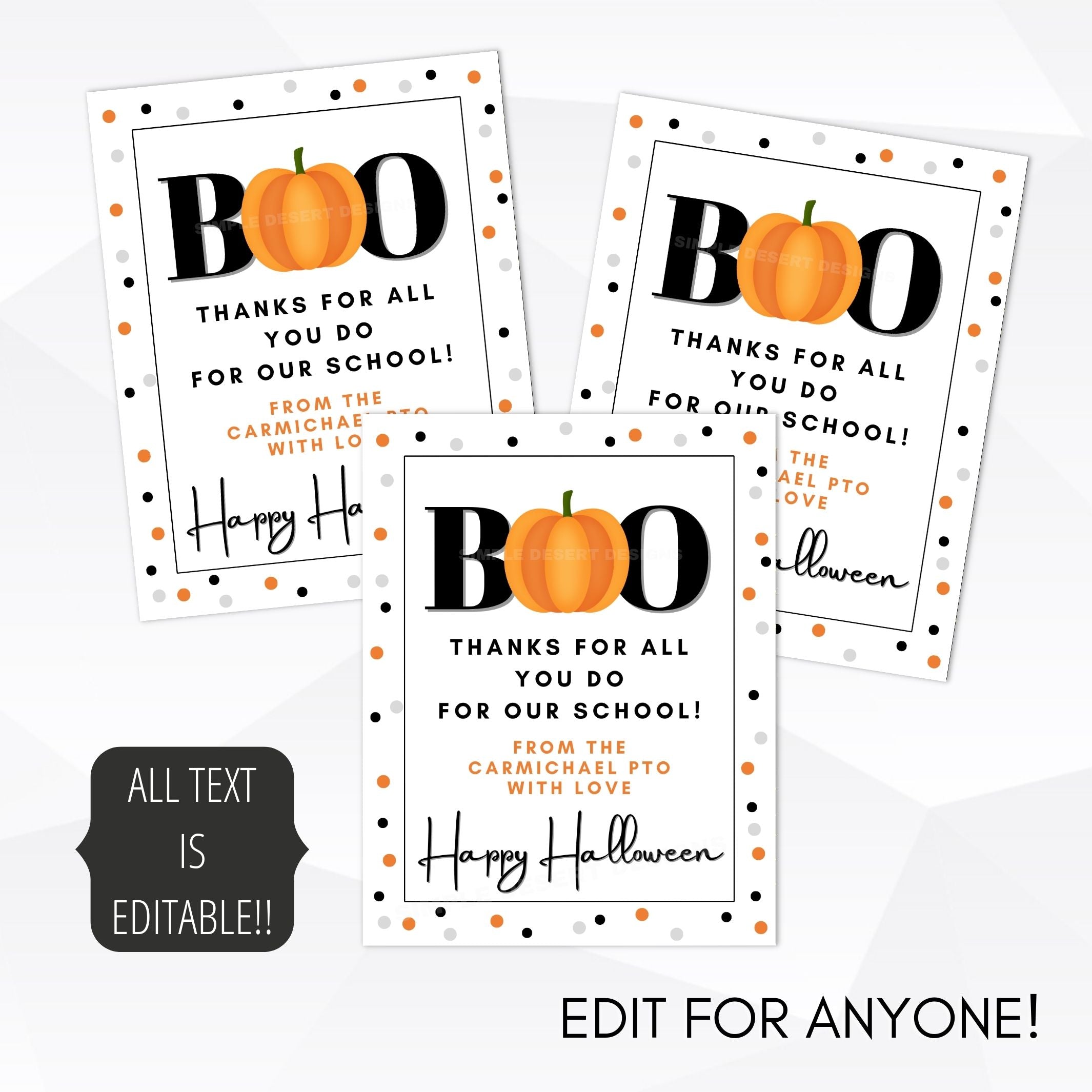 halloween gift tags