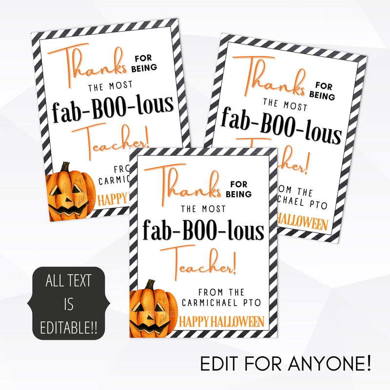 halloween gift tags