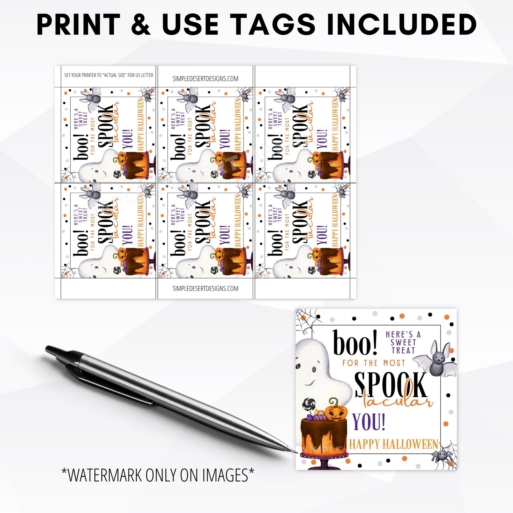 halloween gift tags