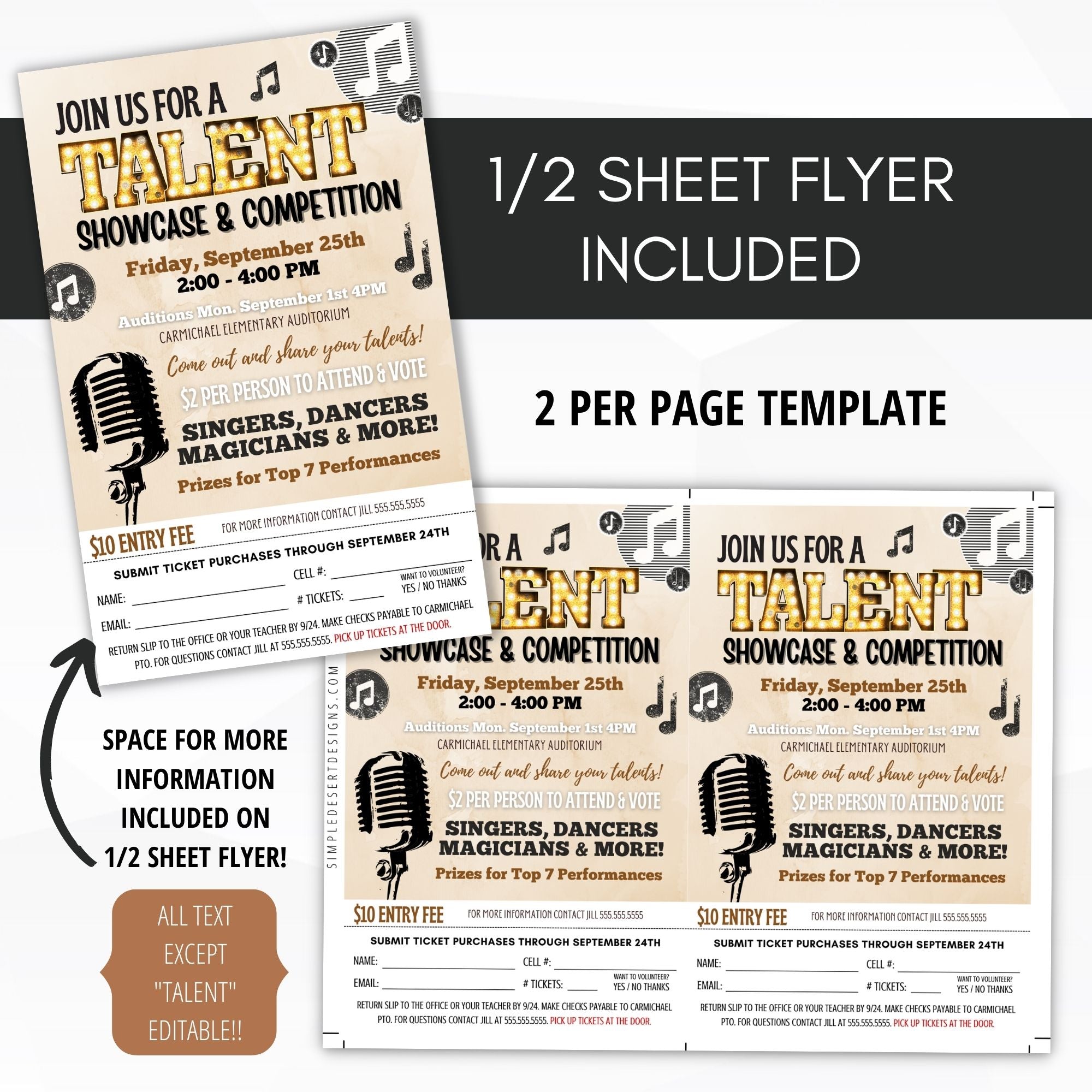 talent showcase ideas