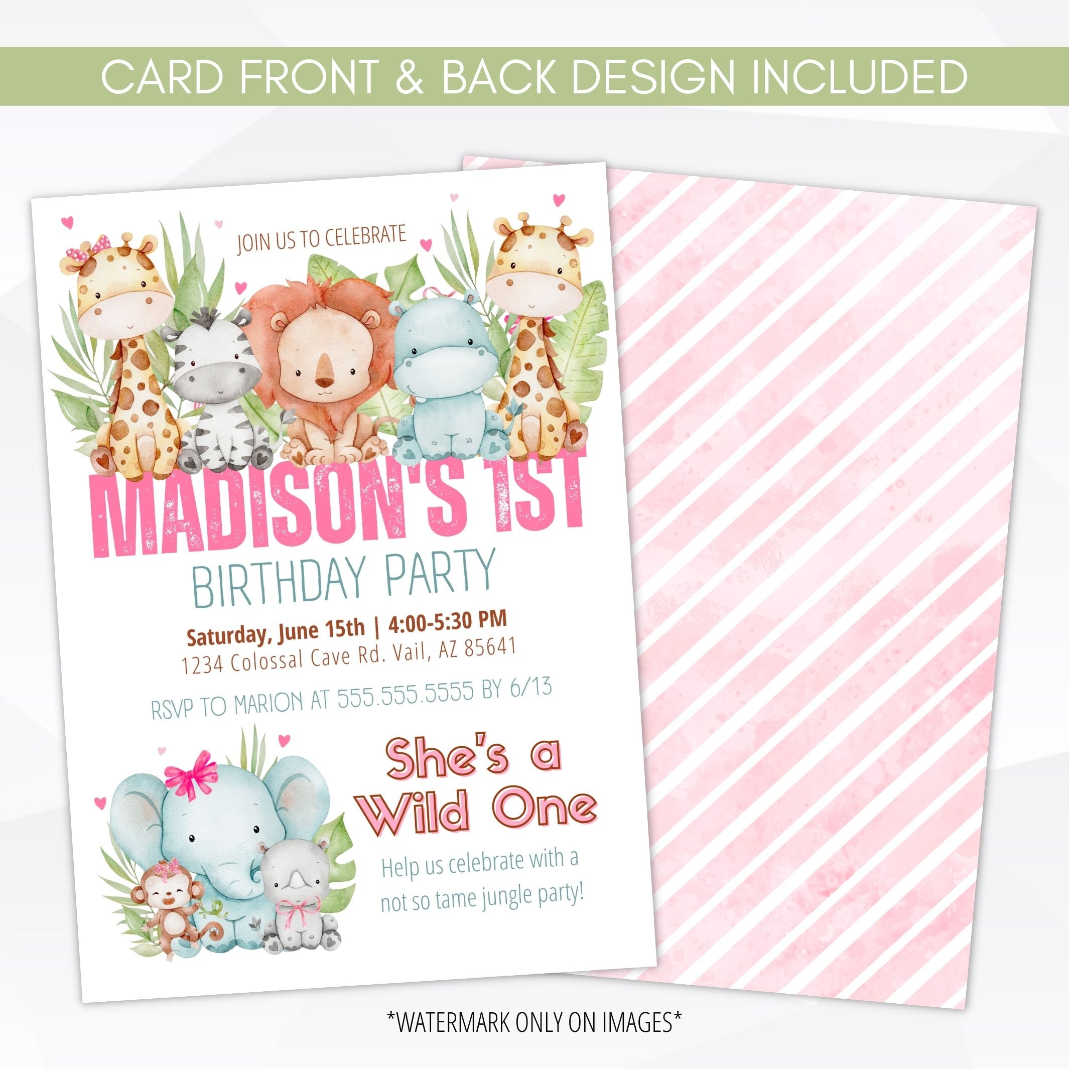1st birthday invitation