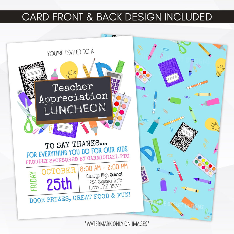 teacher lunch invitation