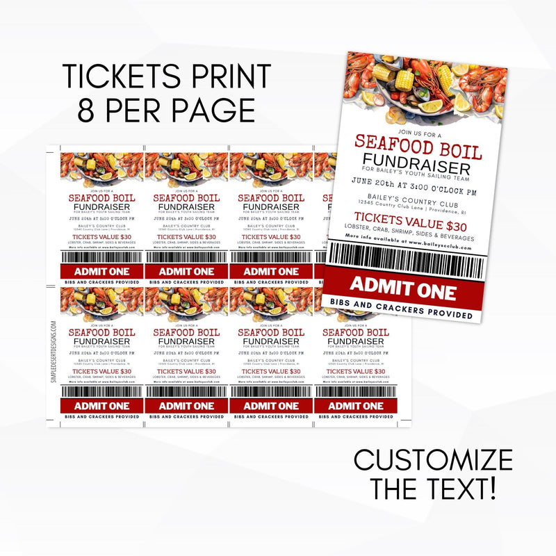 dinner fundraiser tickets
