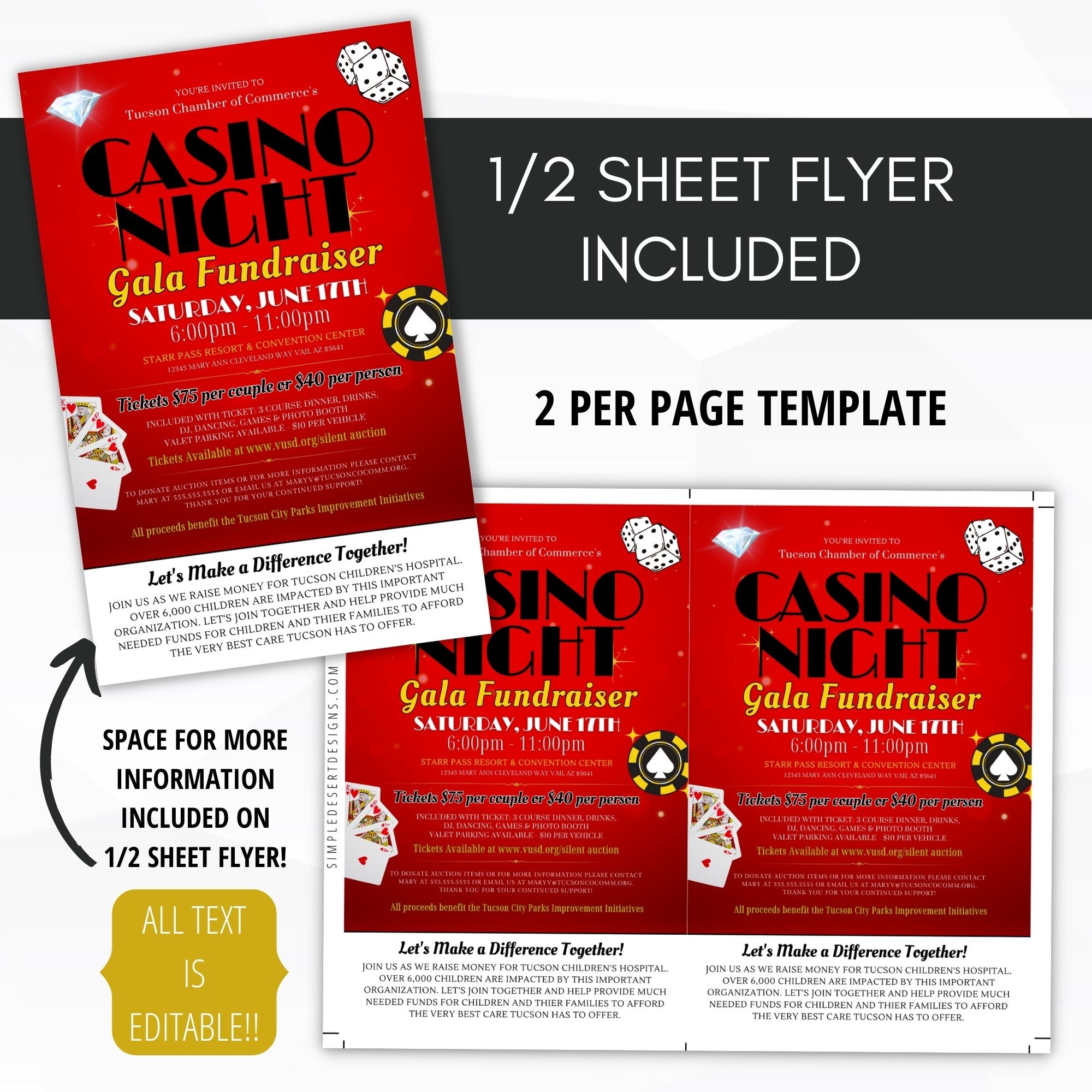 charity event invitations