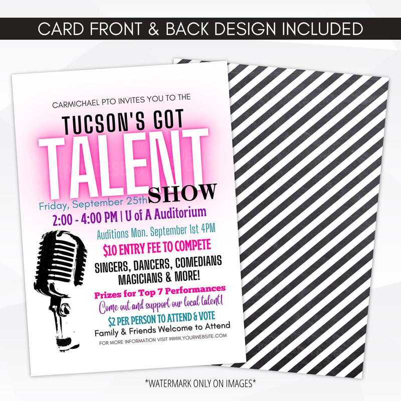 open mic night invitation