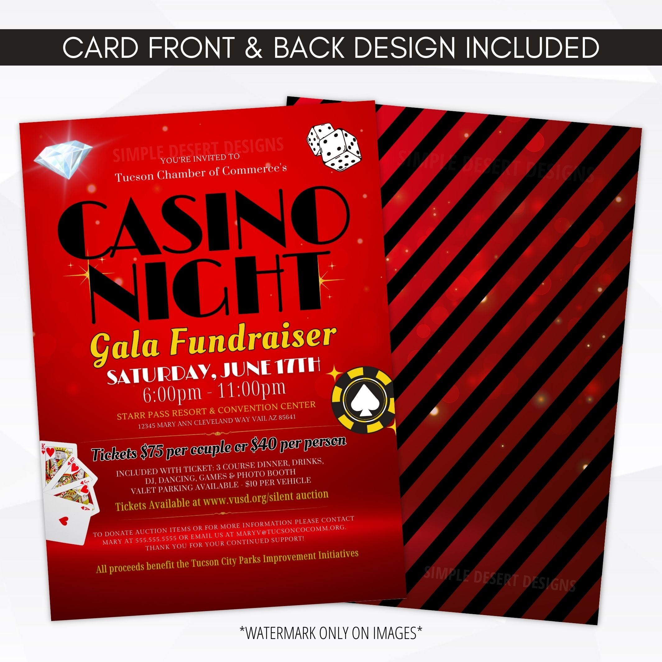 charity gala invite