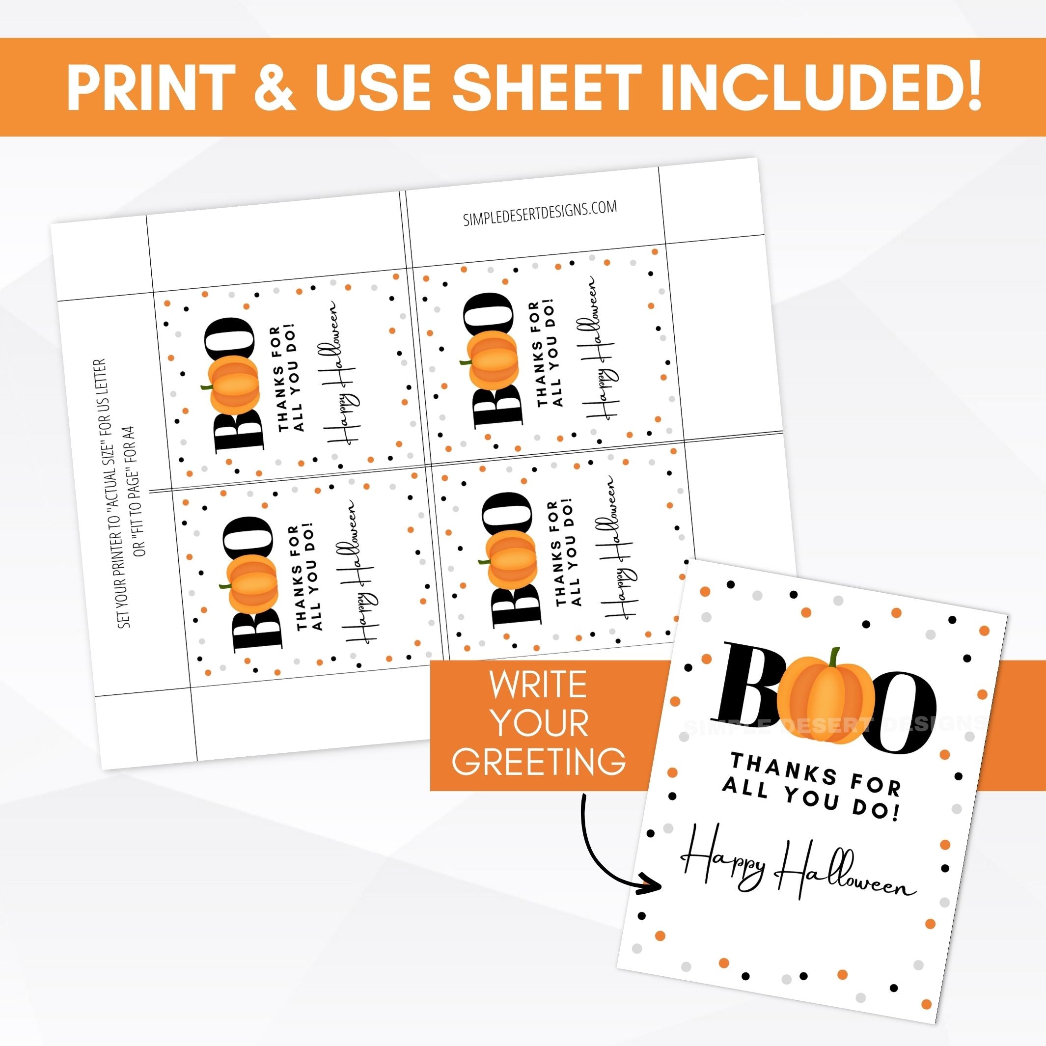 halloween gift tags printable