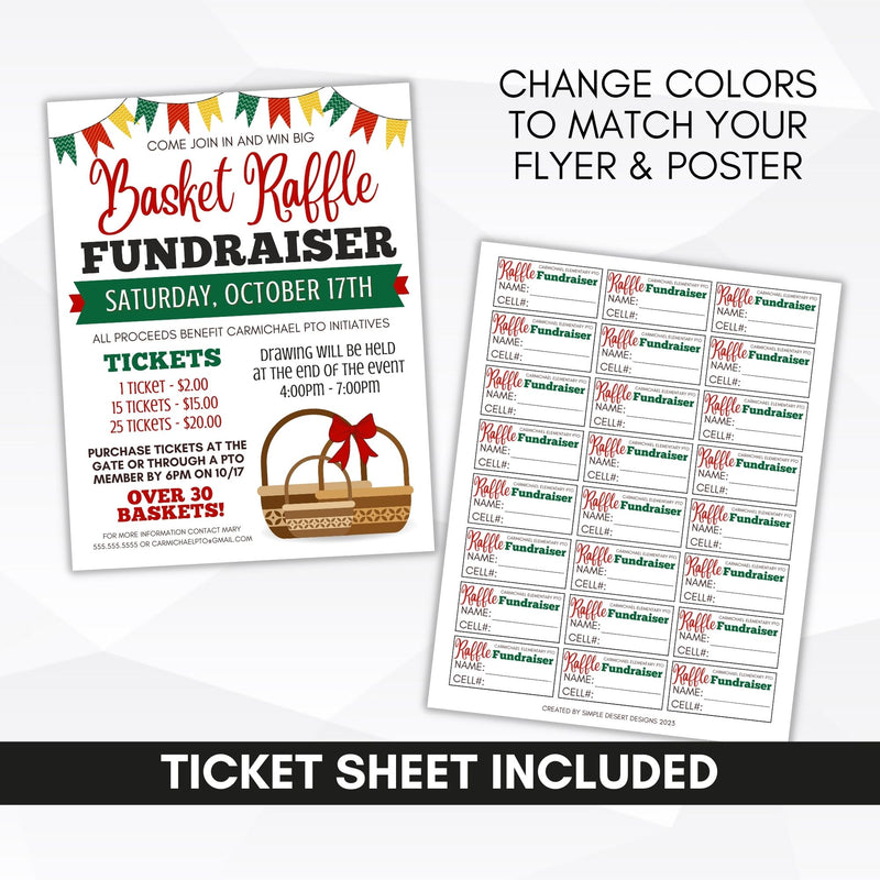 fundraiser raffle tickets