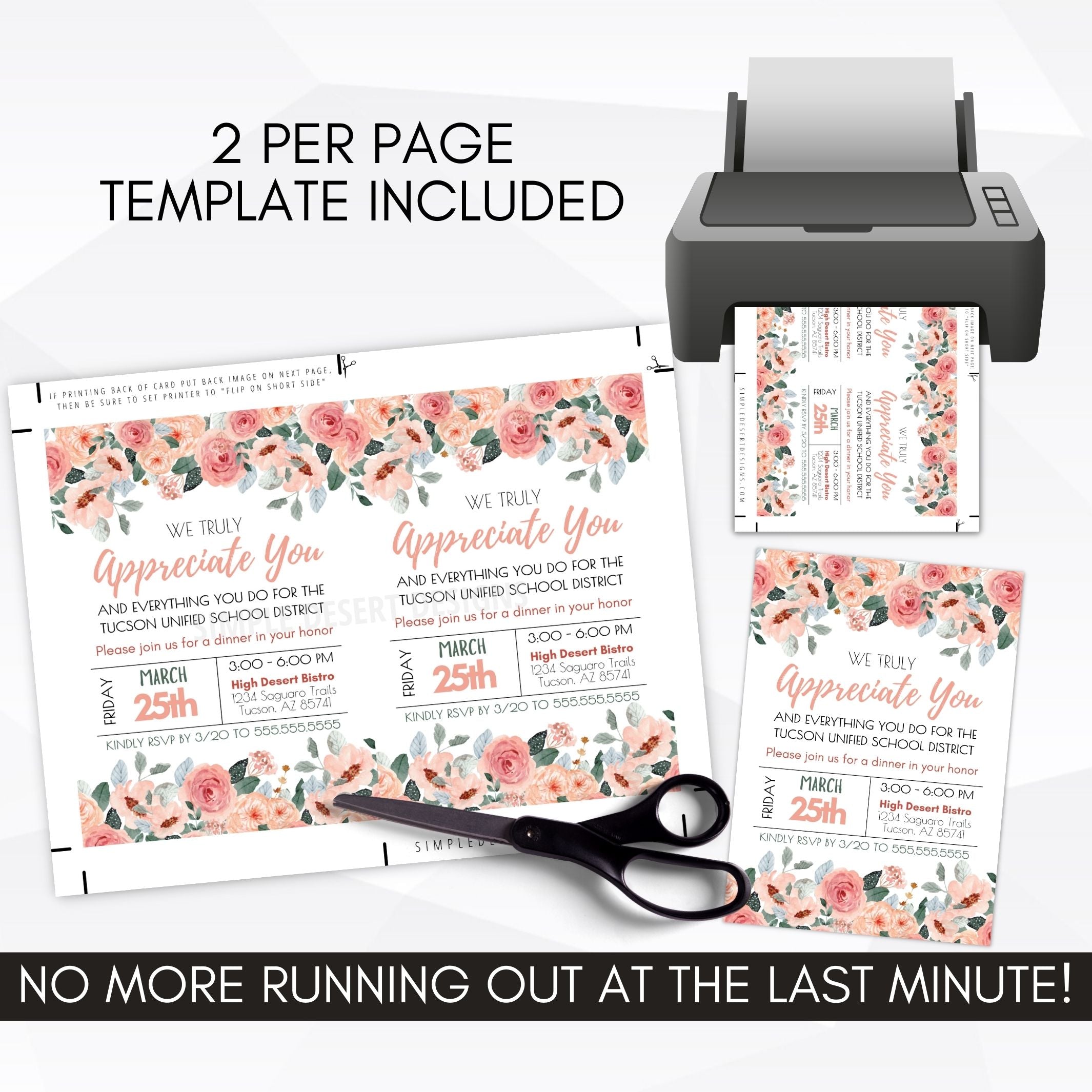 staff appreciation invitation