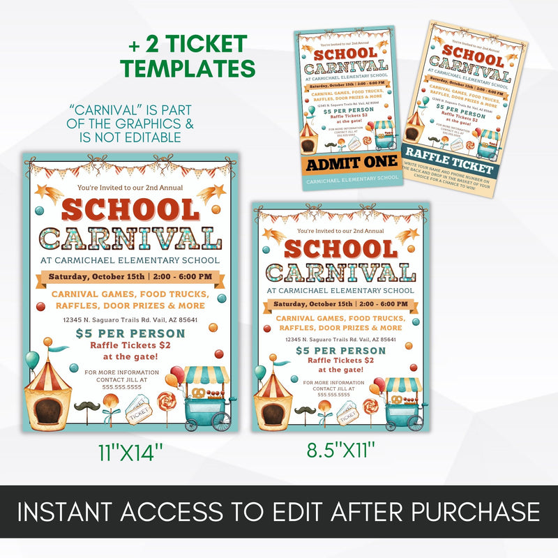 school carnival fundraiser ideas