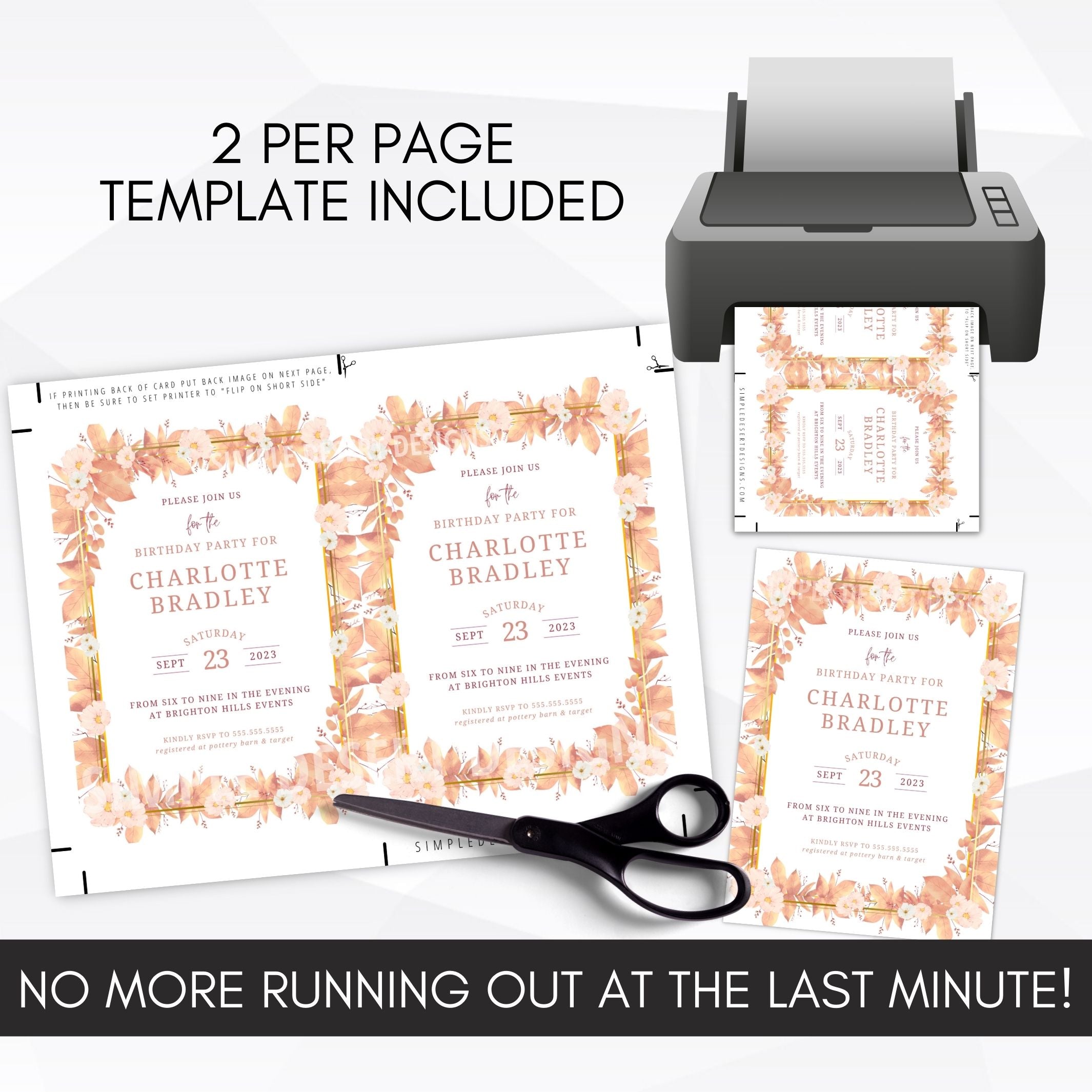 birthday party invitations