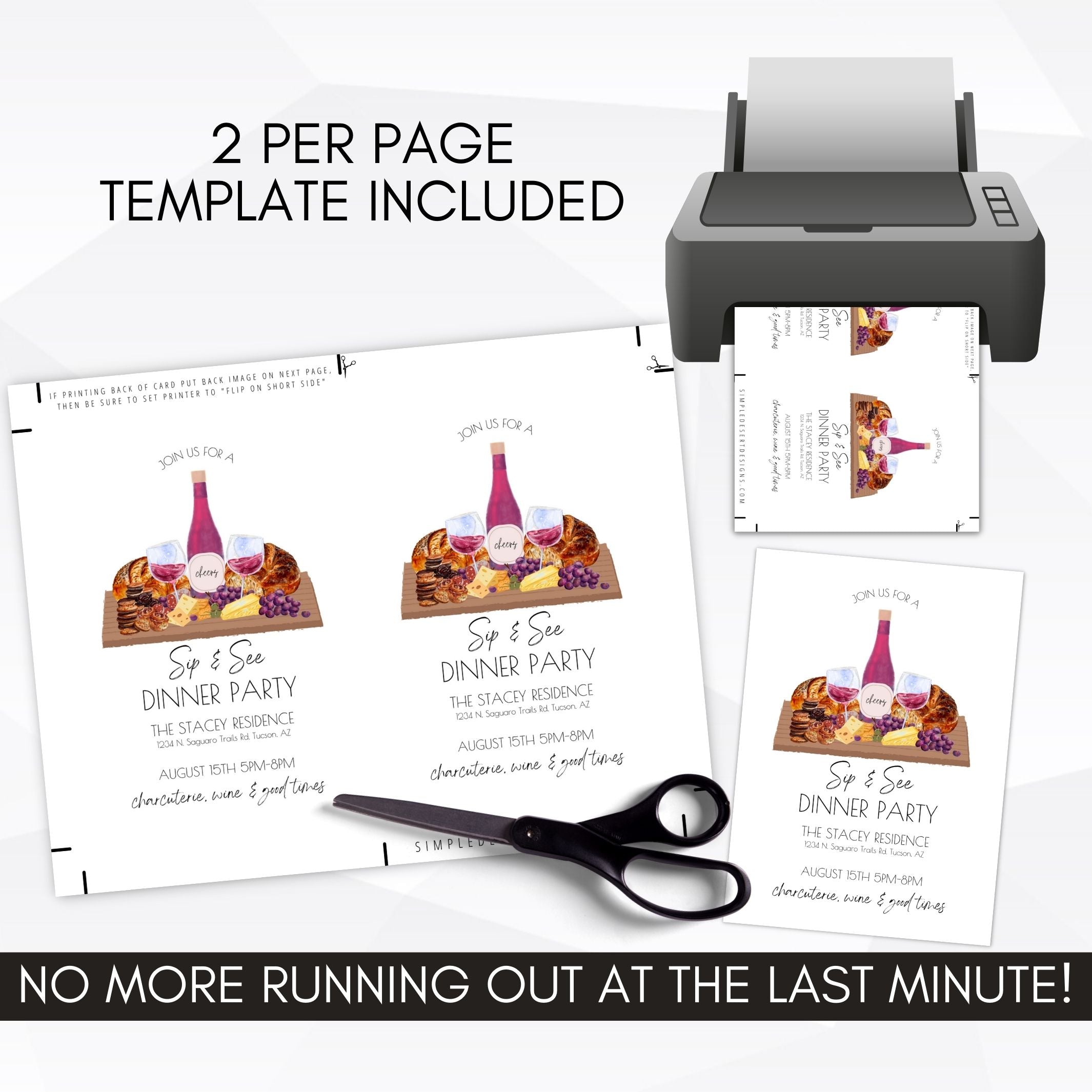 dinner party invitations