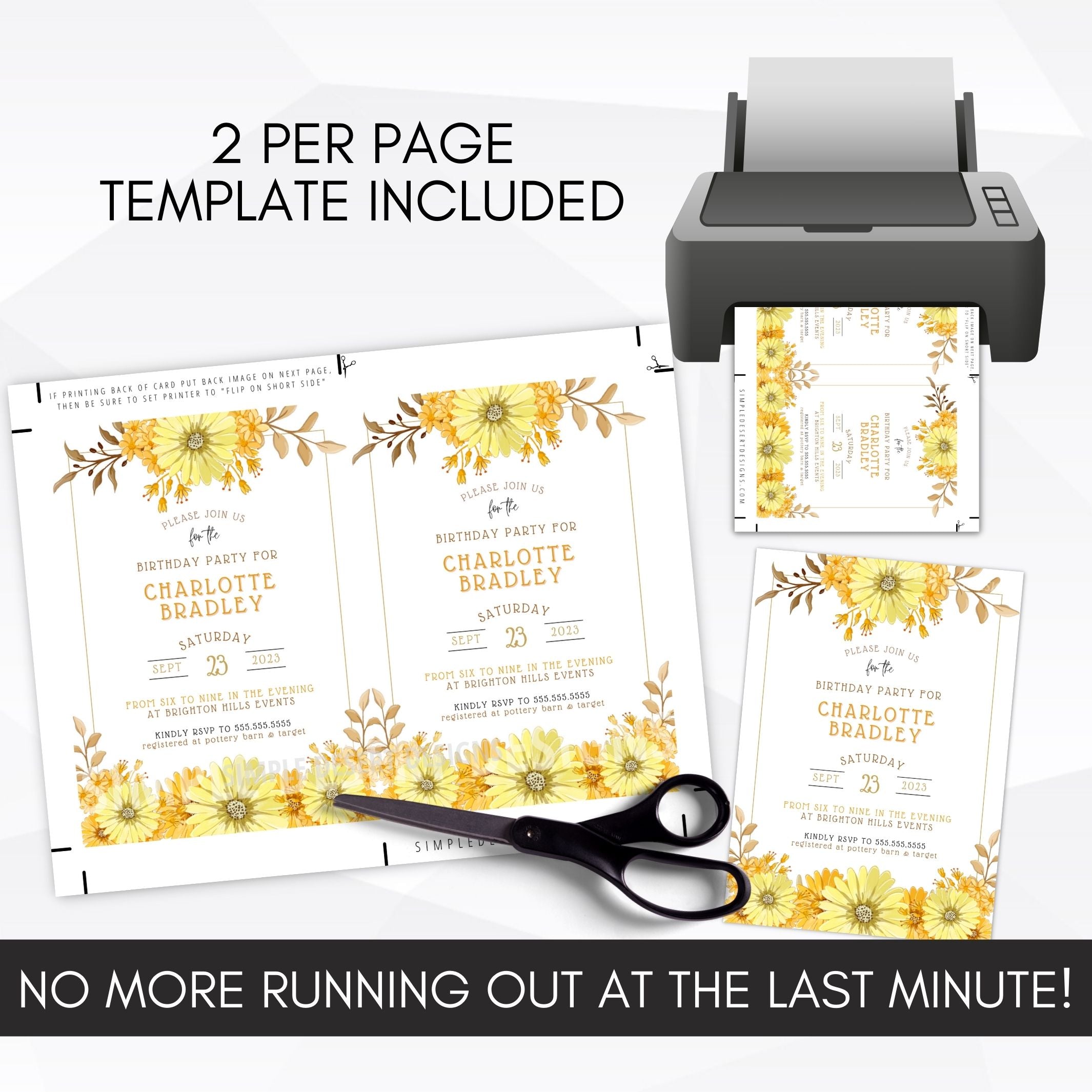 vintage birthday party invitations