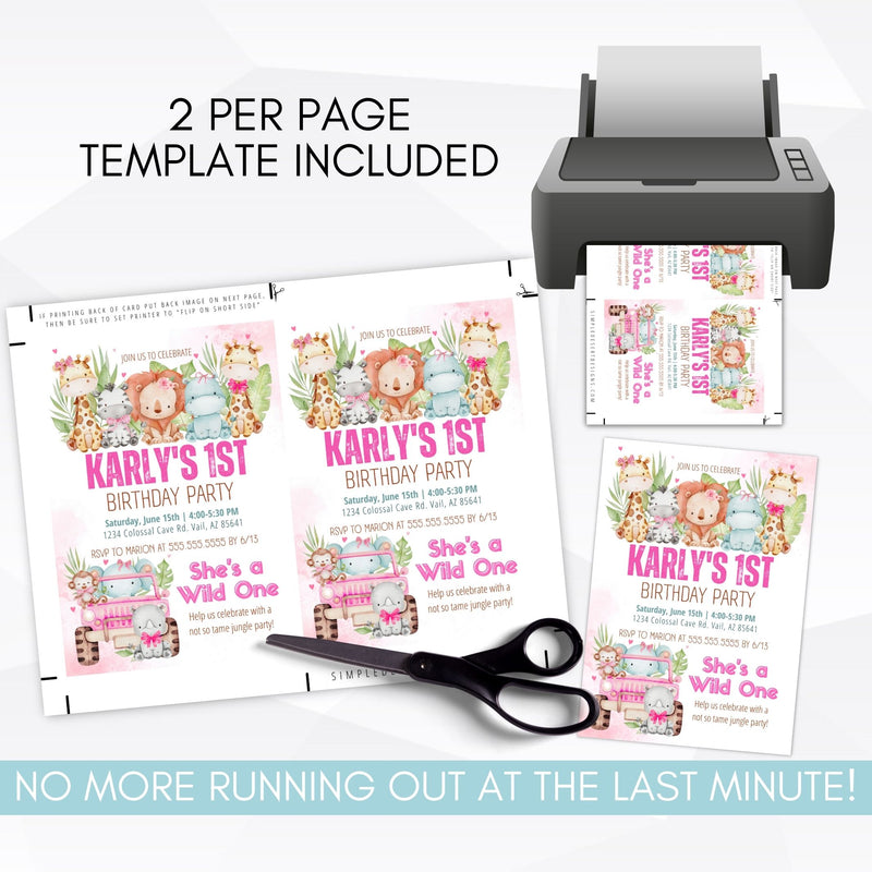 first birthday party invitation