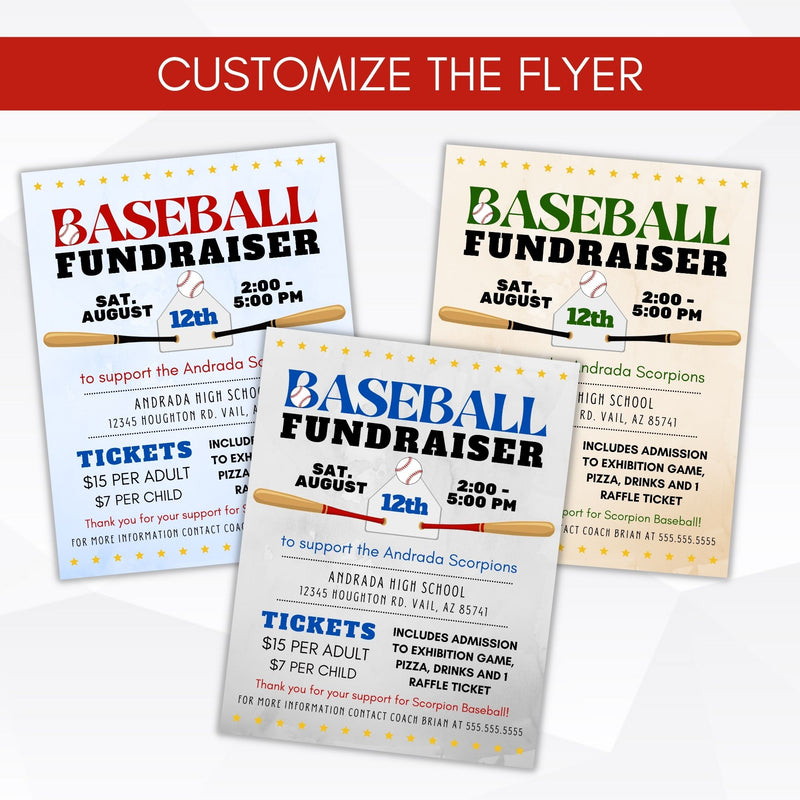 baseball flyer