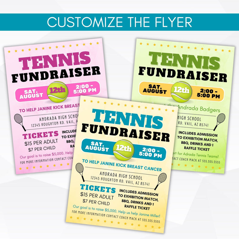 tennis flyers