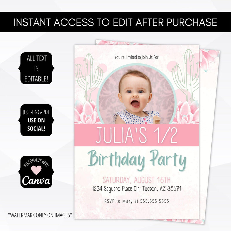 1/2 birthday