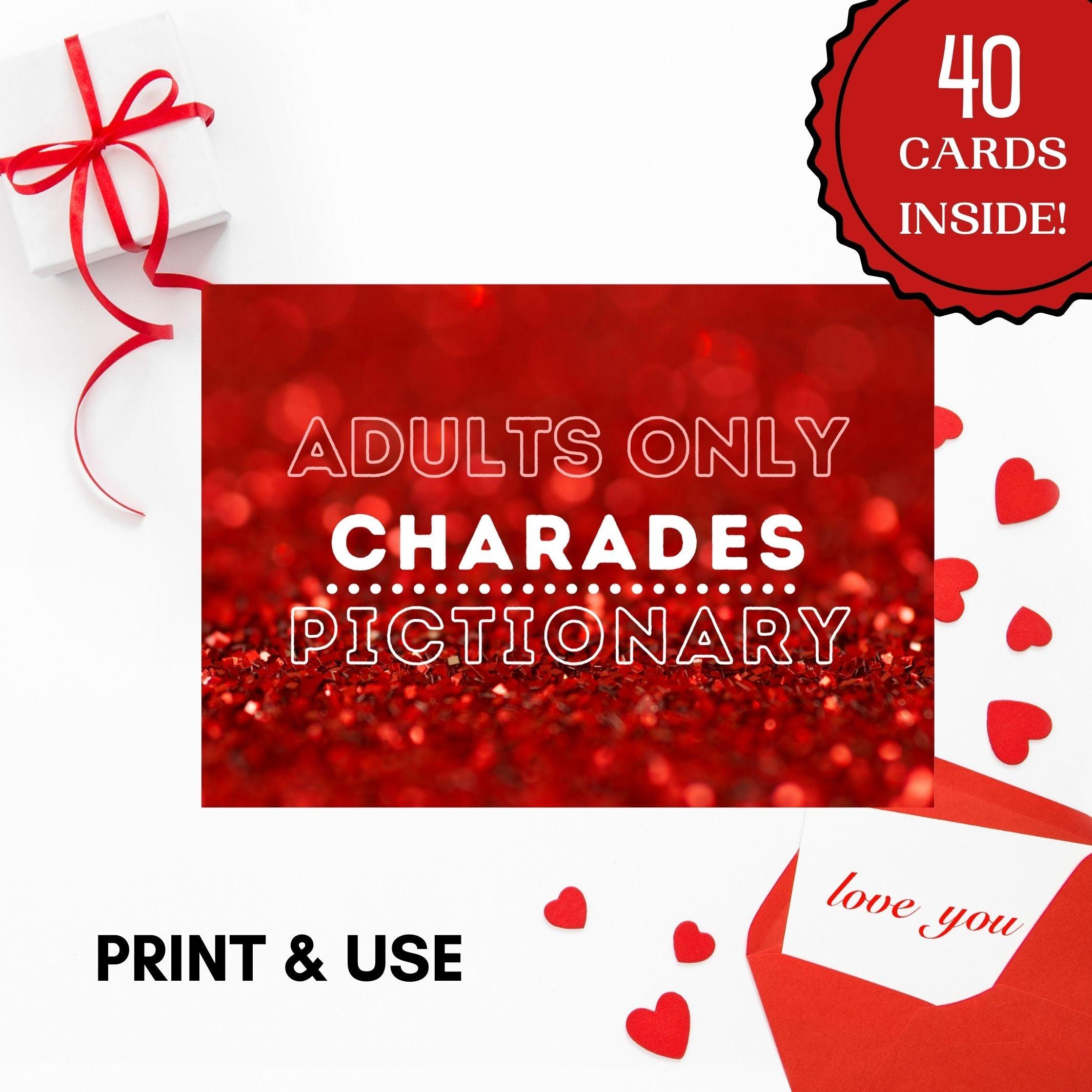 Dirty Adult Charades Ideas Cards