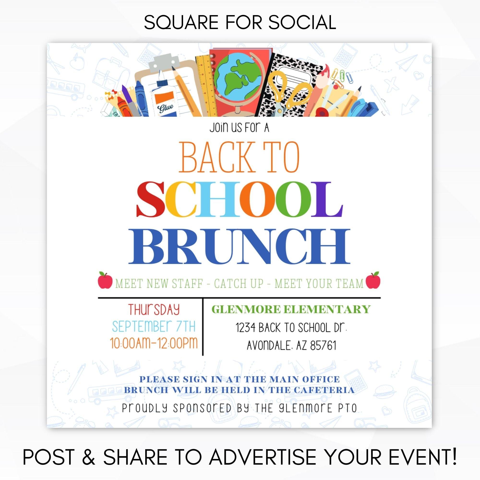 employee teacher appreciation week flyer itinerary idea first day of school end of school