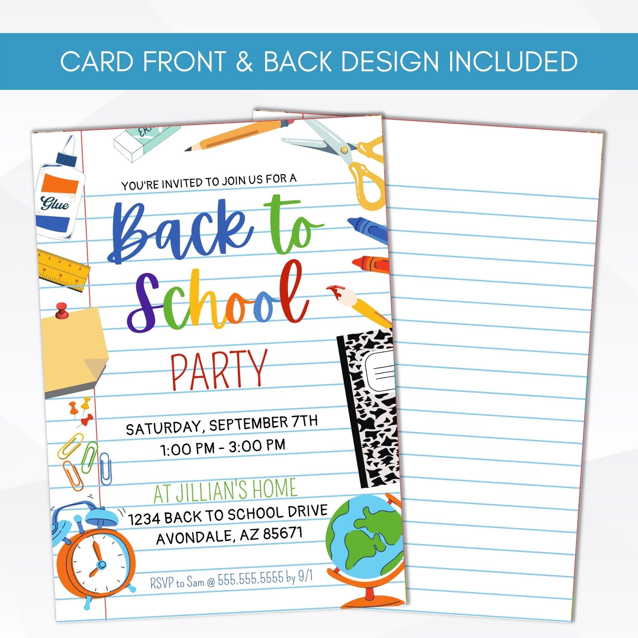 School PTO PTA PTC brunch breakfast lunch social invite