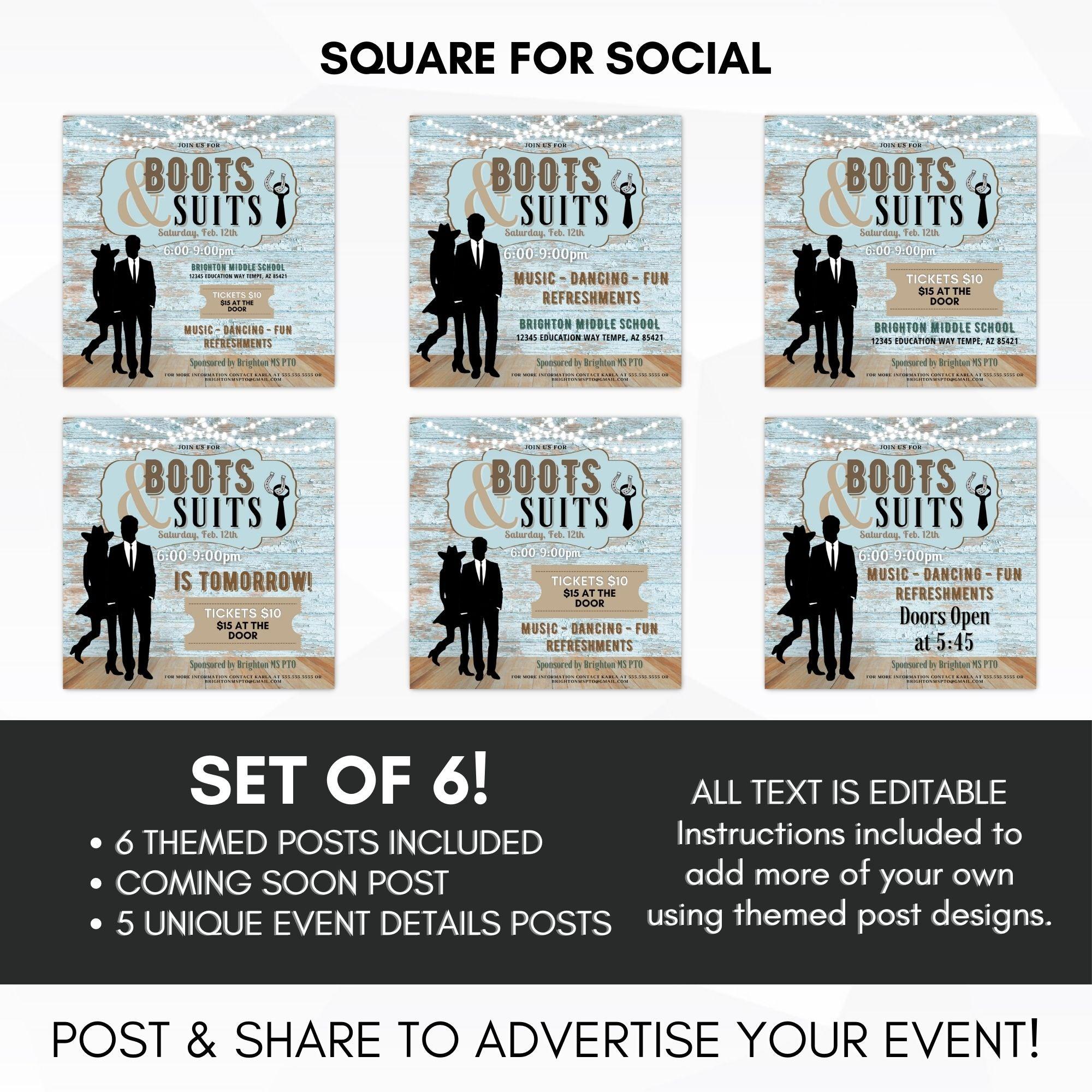 barn dance fundraiser flyer ideas