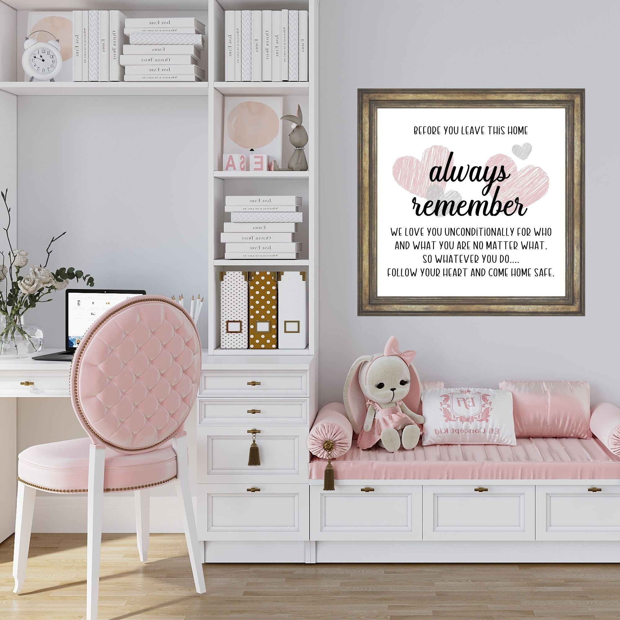 before you leave this home print in square format up to 30x30 inches