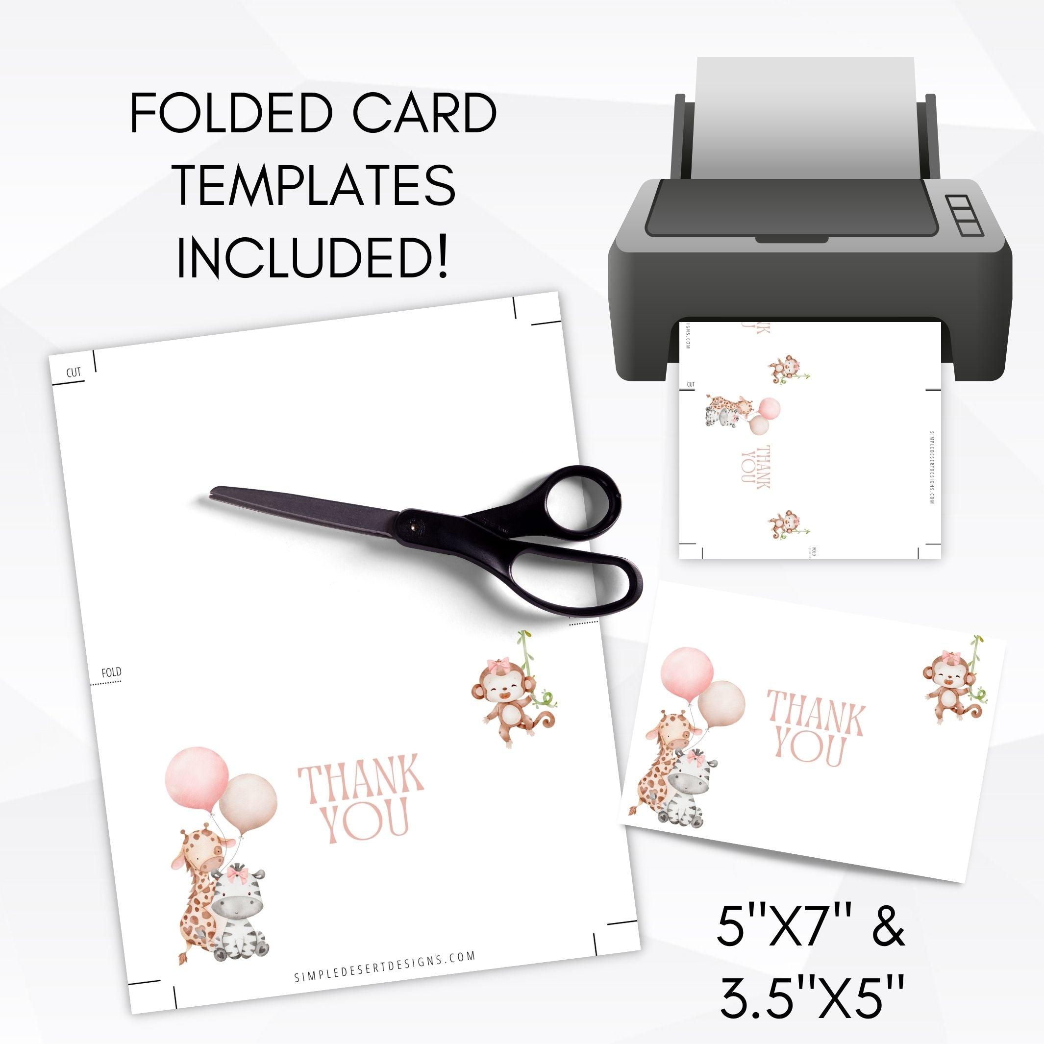 safari thank you cards