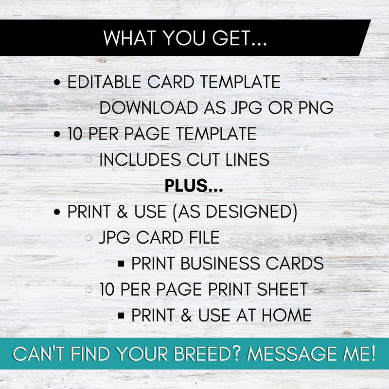 service dog ada cards