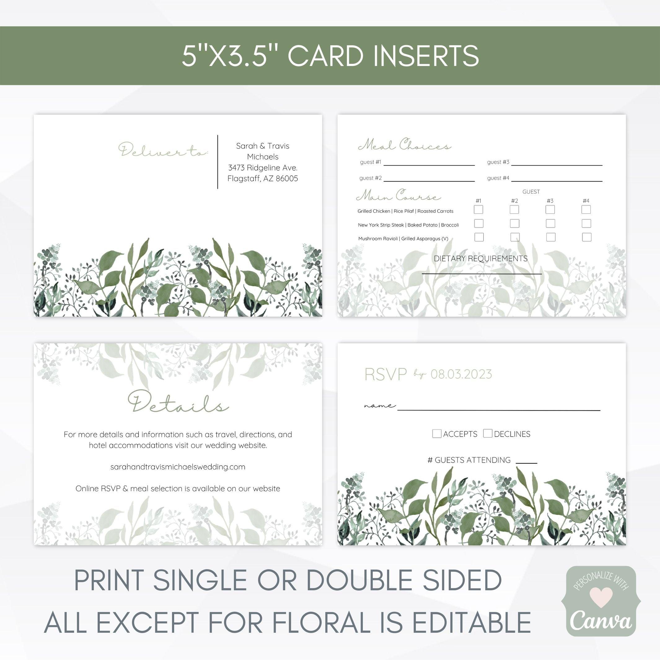 artsy watercolor outdoor wedding invitation