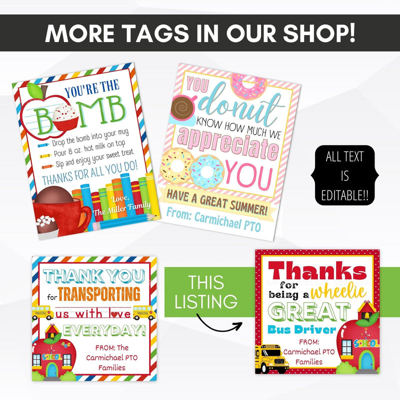 bus driver gifts end of year