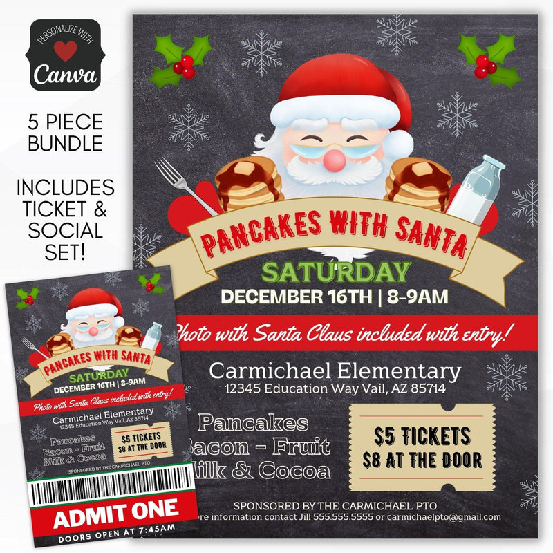 breakfast with santa flyer