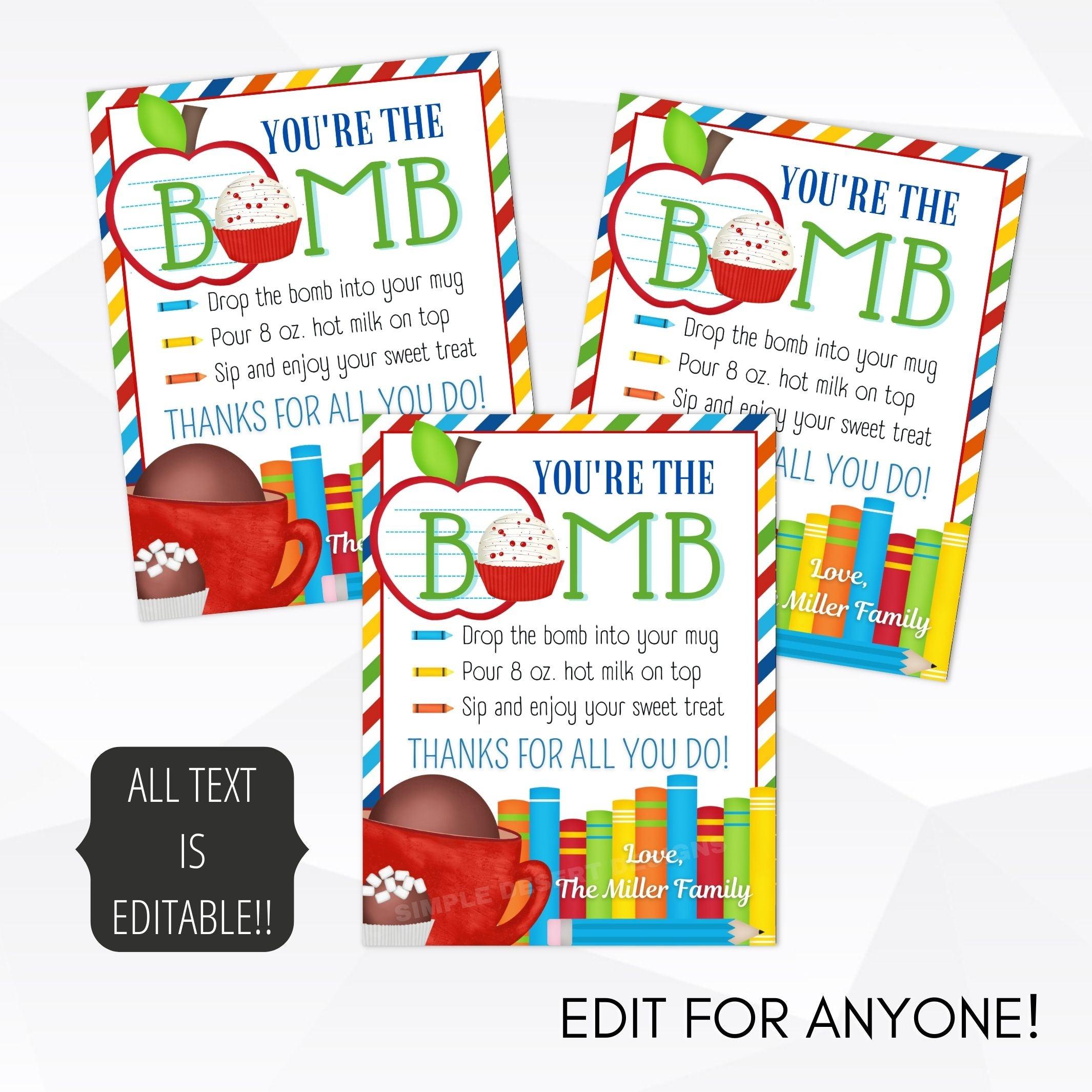 Teacher candy gifts