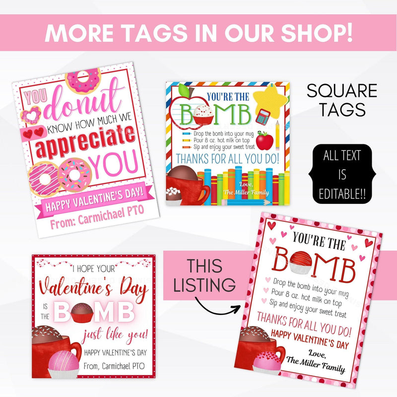 Teacher appreciation tags