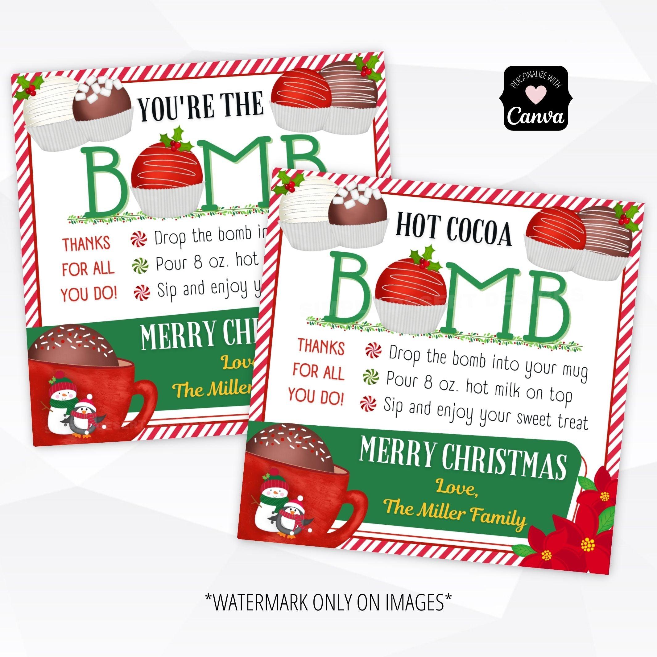 Student to teacher gift tag